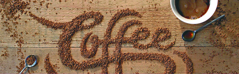 咖啡豆创意广告背景