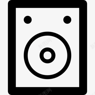 speaker音频扬声器多媒体音乐音乐扬声器图标图标