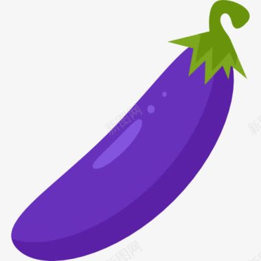 蔬菜茄子图标图标