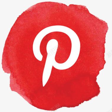 多媒体销Pinterest社会图标图标