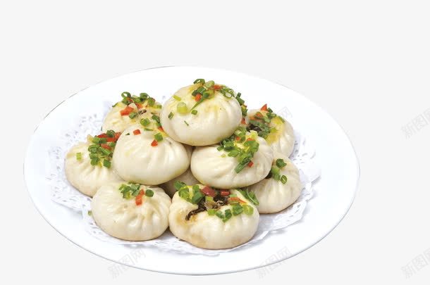 生煎包水煎包psd免抠素材_88icon https://88icon.com 包子 大包 小吃 肉包
