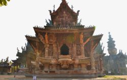 泰国真理寺风景二素材