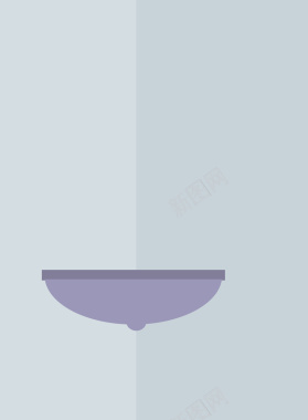紫色锅盖灰色对比背景矢量图背景