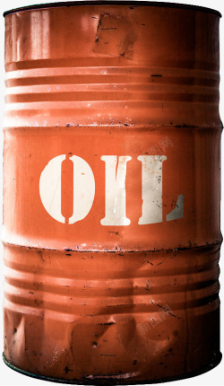 红色石油油桶元素素材