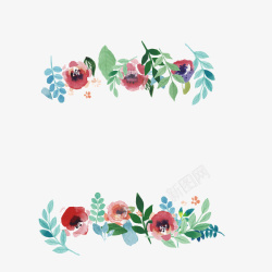 花纹海报banner装饰图案花卉矢量图素材