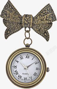 欧式金属质感复古时钟素材