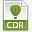 文档文件扩展名cdr图标图标