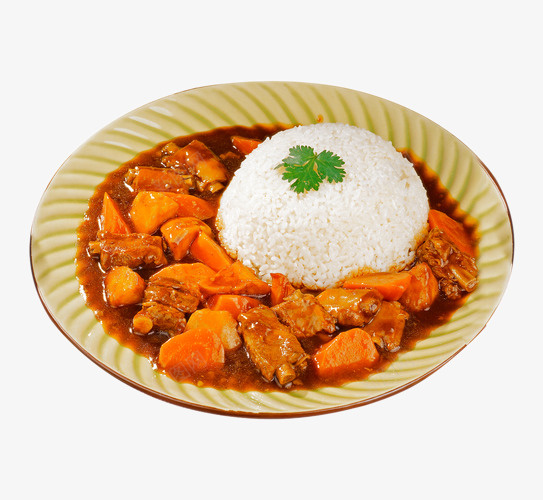胡萝卜排骨饭png免抠素材_88icon https://88icon.com 家常菜 快餐 快餐店 白米饭 红烧排骨 红烧排骨饭 胡萝卜