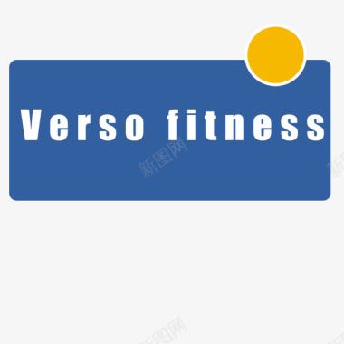 减肥健身俱乐部logo蓝色图标图标