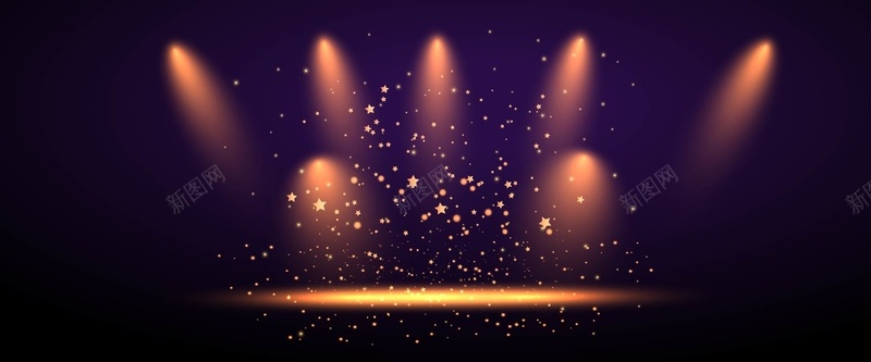 黑色背景舞台灯光效果淘宝banner矢量图ai设计背景_88icon https://88icon.com 几何 扁平 星星 梦幻 渐变 灯光 狂欢 简约 舞台 黑色 矢量图