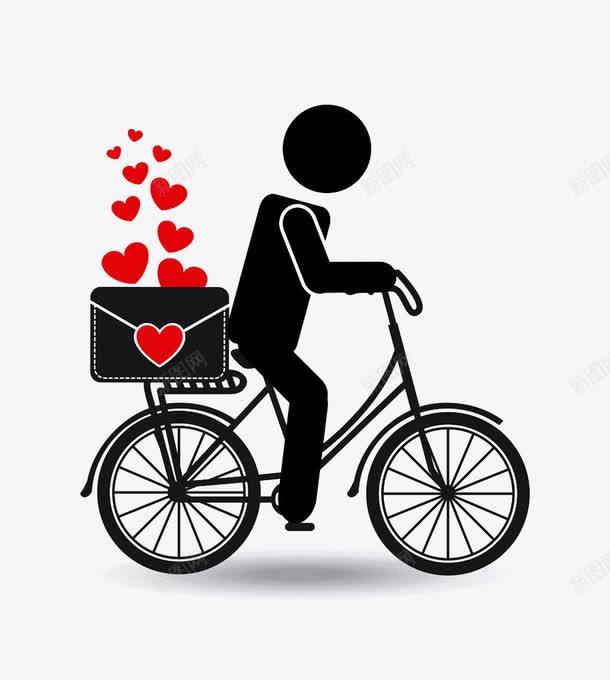 骑着自行车的男性剪影png免抠素材_88icon https://88icon.com 剪影 单车剪影 男性 自行车