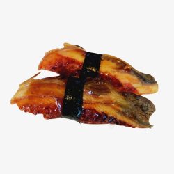 海带酱汁鳗鱼寿司餐饮食品素材