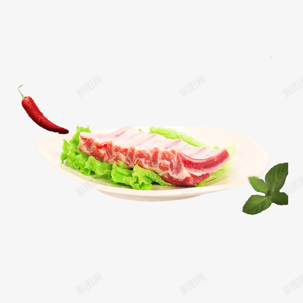 产品实物新鲜蔬菜猪肋排png免抠素材_88icon https://88icon.com 产品实物 排骨 排骨肉 新鲜 猪排 猪排肉 猪排骨 猪肉 猪肋排 生菜 生鲜猪肉 盘子 肋排 食物 骨头