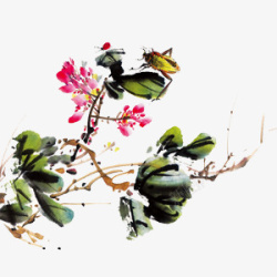 中式宣传海报装饰图案素材