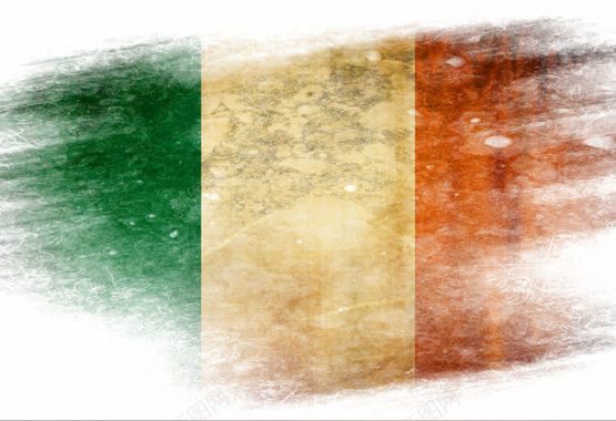 爱尔兰国旗背景
