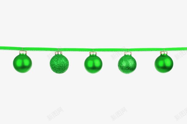 绿色圣诞节装饰灯png免抠素材_88icon https://88icon.com 圣诞 圣诞树装饰物 绿色 装饰灯