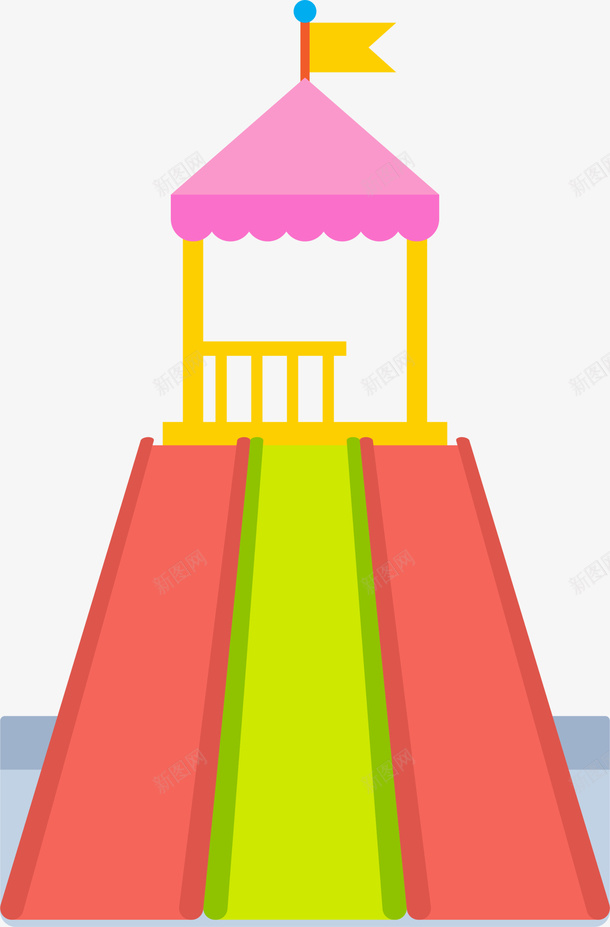 儿童节水上滑滑梯png免抠素材_88icon https://88icon.com 儿童节 水上乐园 水上滑滑梯 水上滑道 游乐园 游乐场