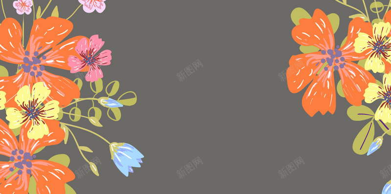 花框边框小清新背景矢量图ai设计背景_88icon https://88icon.com 卡通 小清新 手绘 童趣 花朵 花框 花瓣 花纹 花边 边框 矢量图