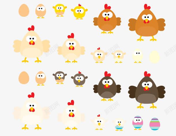 卡通母鸡png免抠素材_88icon https://88icon.com 卡通 可爱 小鸡 手绘 有趣 母鸡 蛋 鼠绘