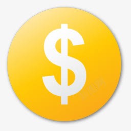 日本货币黄色美元图标图标