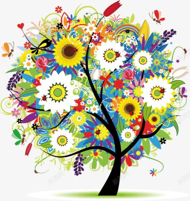 插画风景油画花朵图png免抠素材_88icon https://88icon.com 插画 油画 花朵 风景