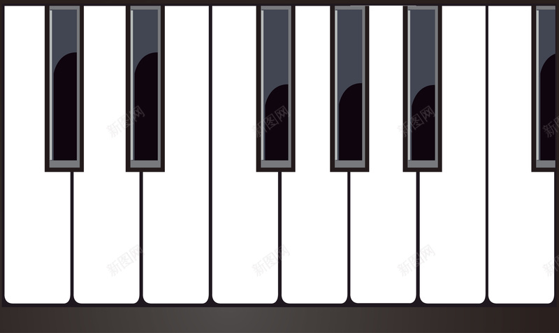 矢量黑白钢琴琴键背景ai设计背景_88icon https://88icon.com 海报 矢量 背景 钢琴琴键 黑白 矢量图