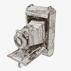 古董相机矢量图素材