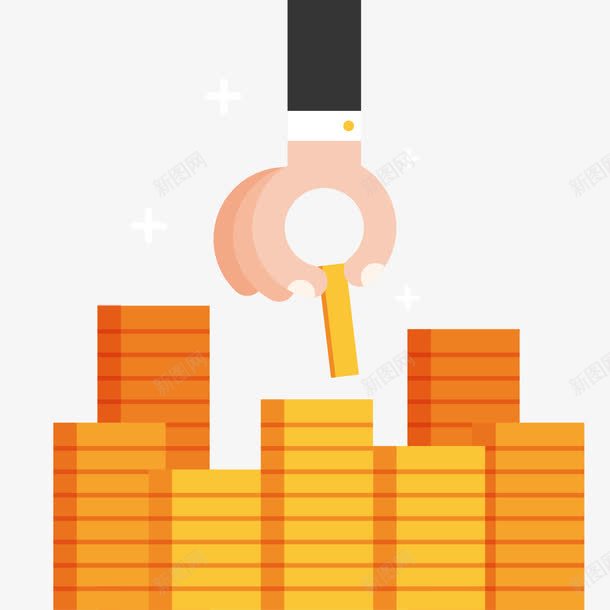 拿金币的手臂png免抠素材_88icon https://88icon.com 人物 商务 堆叠 手臂 货币 金币