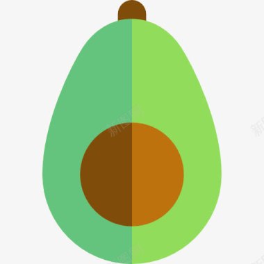 西瓜水果鳄梨图标图标