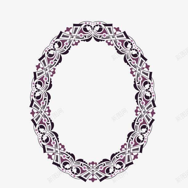 卡通花纹椭圆镜框相框png免抠素材_88icon https://88icon.com 卡通 椭圆 相框 花纹 镜框