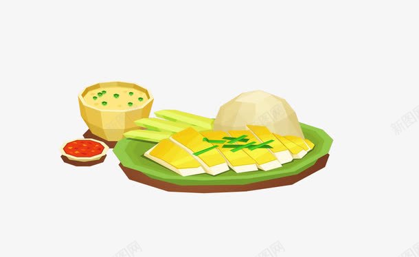 卡通手绘鸡排饭png免抠素材_88icon https://88icon.com 卡通手绘 卡通料理 卡通餐饮 卡通鸡排饭 多边形插画 料理 料理插图 餐饮 鸡排饭