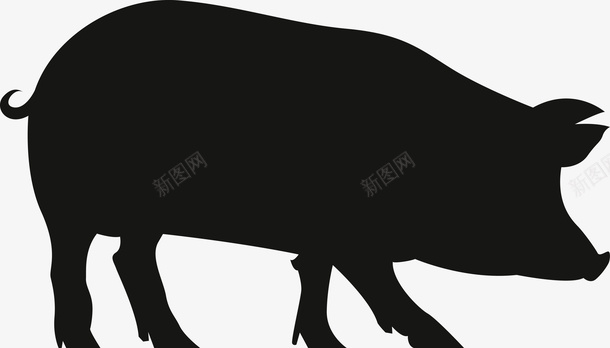 动物恐龙猪矢量图图标图标