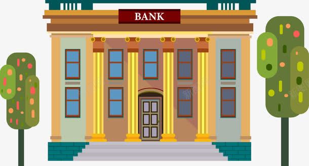 银行插图矢量图eps免抠素材_88icon https://88icon.com 矢量银行插图 银行 银行插图 银行插图矢量图 矢量图