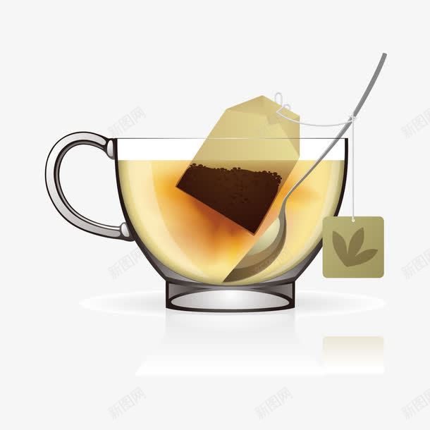 茶png免抠素材_88icon https://88icon.com 勺子 茶包 茶杯