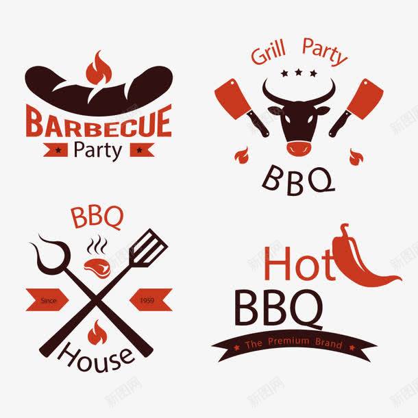 BBQ元素矢量图ai免抠素材_88icon https://88icon.com PNG免费素材 烤肉 矢量素材 高清图 矢量图