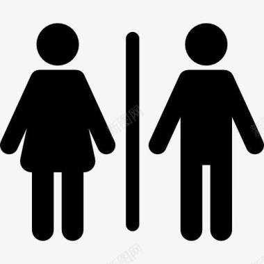 上班的男人厕所图标图标