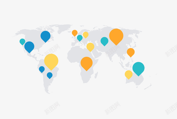 商务世界地图矢量图eps免抠素材_88icon https://88icon.com 世界地图素材 商务世界地图 地图 矢量世界地图 矢量图