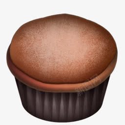 吹蛋糕棕色卡通巧克力蛋糕图标图标