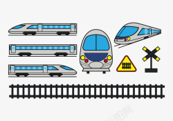 地铁车厢部件矢量图素材