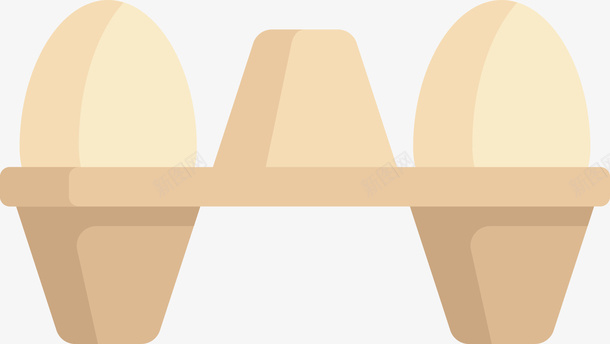 新鲜的鸡蛋图标icon矢量图图标