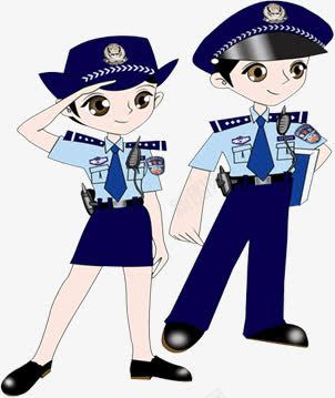 卡通人物交通警察png免抠素材_88icon https://88icon.com 两个警察 交警 交通警察 交通警察卡通 卡通人物 消防警