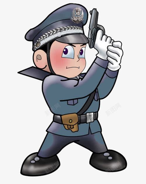 举枪的警察png免抠素材_88icon https://88icon.com 举枪 卡通 担当 装饰 警察