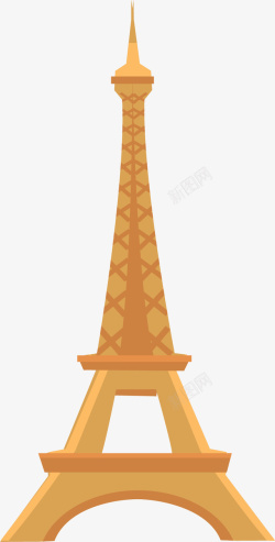法国巴黎铁塔纪念矢量图素材