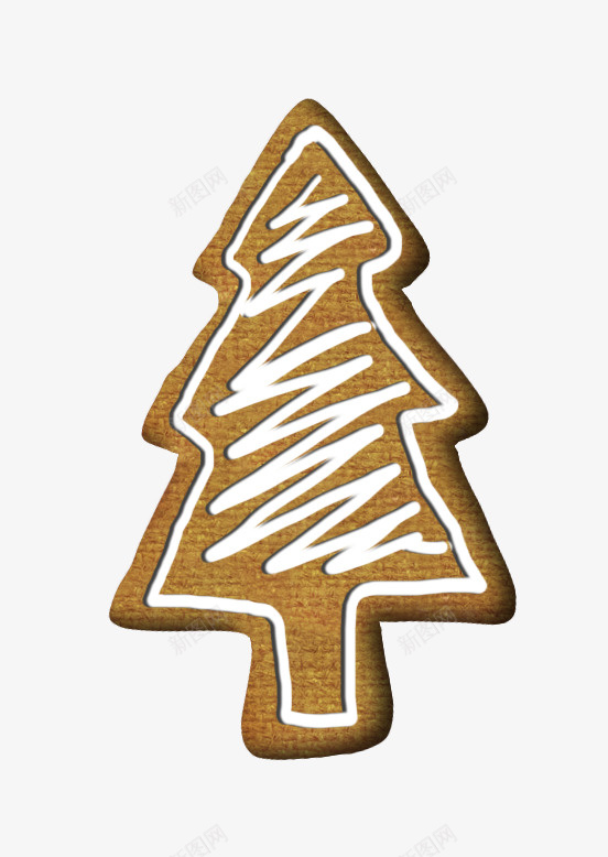 棕色创意圣诞树饼干png免抠素材_88icon https://88icon.com 创意饼干 圣诞树饼干 棕色饼干 饼干