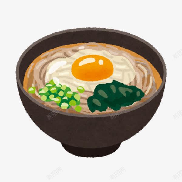 手绘鸡蛋面png免抠素材_88icon https://88icon.com 卡通 手绘 荷包蛋 食物 鸡蛋面