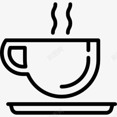 茶咖啡杯图标图标