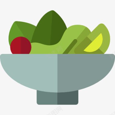 营养健康蔬菜沙拉图标图标