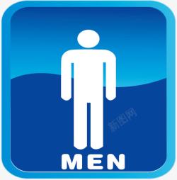 男厕所标志素材