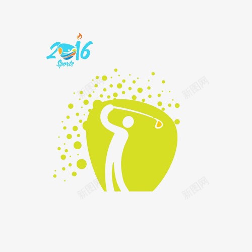 高尔夫奥运会片png免抠素材_88icon https://88icon.com 2016 奥运 绿色 高尔夫