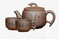 中国风茶壶茶具素材